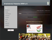 Tablet Screenshot of ak-palaestina.de